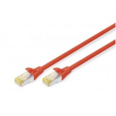 Патч-корд 0.5м, CAT 6a S-FTP, AWG 26/7, Cu, LSZH, red Digitus (DK-1644-A-005/R)