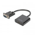 Переходник VGA to HDMI (M/F), Full HD Digitus (DA-70473)