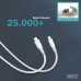 Дата кабель USB-C to Lightning 2.0m USB 2.0 60W silicone white Digitus (AK-600110-020-W)