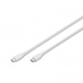 Дата кабель USB-C to USB-C 2.0m USB 2.0 60W silicone white Digitus (AK-300341-020-W)