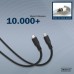 Дата кабель USB-C to USB-C 1.0m USB 4.0 Gen3 40G 240W 8K silicone black Digitus (AK-300344-010-S)