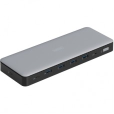 Порт-реплікатор Digitus USB-C > 3xHDMI/2xDP/4xUSB-A/USB-C/RJ54/DC/Audio (DA-70918)