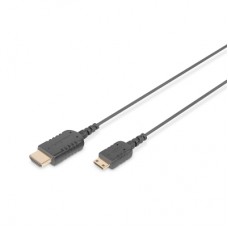 Кабель мультимедійний HDMI M to HDMI mini M 2.0m black Digitus (DB-330121-020-S)
