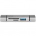 Зчитувач флеш-карт Digitus USB-C/USB 3.0 SD/MicroSD (DA-70886)