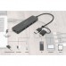 Концентратор Digitus USB-C + USB-A to 4xUSB-A 0.2m black (DA-70235)