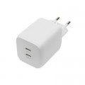 Зарядний пристрій Digitus 2xUSB-C PD65W GaN (DA-10063)