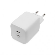 Зарядний пристрій Digitus 2xUSB-C PD65W GaN (DA-10063)
