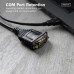Кабель для передачі даних USB 2.0 AM to COM 1.8m DB9 RS232 FT232RNL black Digitus (DA-70172)