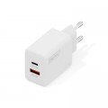 Зарядний пристрій Digitus 1xUSB-C + 1xUSB 30W GaN (DA-10301)