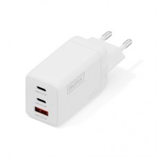 Зарядний пристрій Digitus 2xUSB-C + 1xUSB 67W GaN (DA-10303)