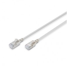Патч-корд 10м, FTP, cat.6A, Sliim, AWG 32/7, Cu, LSZH, grey Digitus (DK-1632-A-100S)