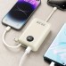 Батарея универсальная Dudao 20000mAh K14+ 22.5W, PD, QC, USB-A, USB-C(In/Out), with built-in USB-C/Lightning cables, White (6977196680023)