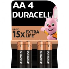 Батарейка Duracell AA MN1500 LR06 * 4 (5000394052536 / 81551270)