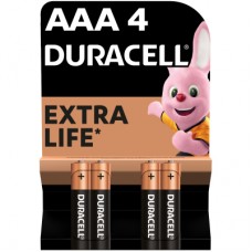 Батарейка Duracell AAA MN2400 LR03 * 4 (5000394052543 / 81545421)