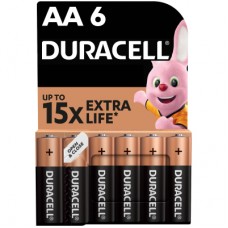 Батарейка Duracell AA лужні 6 шт. в упаковці (5007757)