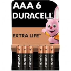 Батарейка Duracell AAA MN2400 LR03 * 6 (5000394107472 / 81483511)