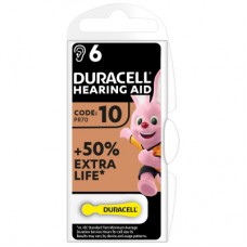 Батарейка Duracell 10 / P10 / PR70 Zinc Air (1.4V) * 6 (5007510/5011445)