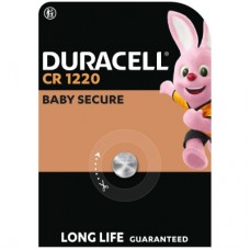 Батарейка Duracell CR 1220 спеціальна літієва типу таблетка 1220 3V, 1 шт. в упаковці (5011150)