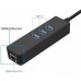 Концентратор Dynamode USB 3.0 Type-A - RJ45 Gigabit Lan, 3*USB 3.0 (USB3.0-Type-A-RJ45-HUB3)