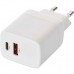 Зарядное устройство EMOS V02G20 1xUSB-A + 1xUSB-C PD20W GaN (V02G20)