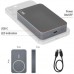 Батарея универсальная EMOS 10000mAh WI1046, 20W, Wireless, grey (B0551GY)