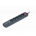 Сетевой фильтр питания EnerGenie SPG5-U2-5 Power strip with USB charger, 5 sockets, (SPG5-U2-5)