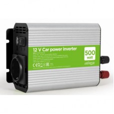 Автомобильный инвертор EnerGenie 12V/220V 500 Вт (EG-PWC500-01)