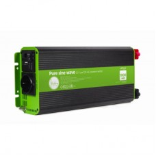 Автомобильный инвертор 12V/230V 1000W (2000W peak power) чистая синусоида EnerGenie (EG-PWC-PS1000-01)