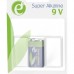 Батарейка EnerGenie Крона 6LR61 9V щелочная 1шт (EG-BA-6LR61-01)