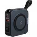 Батарея універсальна Energizer Magnetic Wireless 10000mAh 20W PD, AC зарядка, QI/15W, built-in USB-C (QM10001AC)