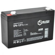 Батарея до ДБЖ Europower 6В 12Ач (EP6-12F1)