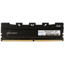 Модуль пам'яті для комп'ютера DDR4 32GB 2666 MHz Black Kudos eXceleram (EKBLACK4322619C)