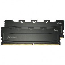 Модуль памяти для компьютера DDR4 32GB (2x16GB) 3200 MHz Black Kudos eXceleram (EKBLACK4323222CD)