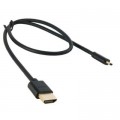 Кабель мультимедійний HDMI A to HDMI D (micro), 0.5m Extradigital (KBD1678)