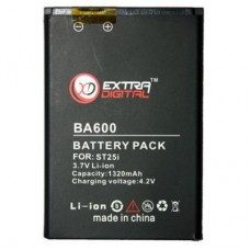 Аккумуляторная батарея для телефона Extradigital Sony Ericsson BA600 (1320 mAh) (BMS6344)