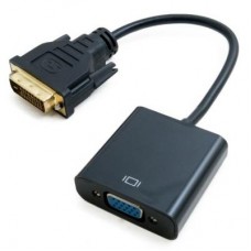 Перехідник DVI-D Dual Link (Male)-VGA (Female), 0.15 m Extradigital (KBV1685)