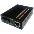 Медиаконвертер 10/100Base-TX to 100Base-F 1310нм, SM, SC/PC, 20 км FoxGate (EC-B-0,1-1SM-1310nm-20-LFP)