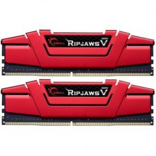 Модуль памяти для компьютера DDR4 8GB (2x4GB) 2400 MHz RipjawsV Red G.Skill (F4-2400C15D-8GVR)