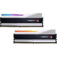 Модуль памяти для компьютера DDR5 32GB (2x16GB) 8000 MHz Trident Z5 RGB Silver G.Skill (F5-8000J3848H16GX2-TZ5RS)