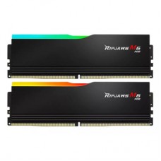 Модуль памяти для компьютера DDR5 48GB (2x24GB) 6000 MHz Ripjaws M5 Neo RGB Matte Black G.Skill (F5-6000J3036F24GX2-RM5NRK)