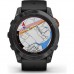 Смарт-часы Garmin fenix 7X Pro Sol, Slate Gray Stl w/Black Bnd, GPS (010-02778-01)