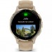 Смарт-часы Garmin Venu 3S, Fr. Gray + Soft Gold, Leather, GPS (010-02785-55)