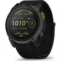 Смарт-годинник Garmin Enduro 3, Crbn Gry DLC Ti w/Blk Sport Loop Band, GPS (010-02751-01)