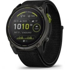 Смарт-годинник Garmin Enduro 3, Crbn Gry DLC Ti w/Blk Sport Loop Band, GPS (010-02751-01)