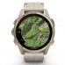Смарт-годинник Garmin fenix 8 43mm, AMOLED, Saph, SftGldSS/FogGryLeatherBnd, Excl, GPS (010-02903-40)