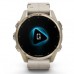 Смарт-годинник Garmin fenix 8 43mm, AMOLED, Saph, SftGldSS/FogGryLeatherBnd, Excl, GPS (010-02903-40)