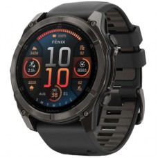 Смарт-годинник Garmin fenix 8 51mm,AMOLED,Saph,CrbnGryTi/Blk,Blk/PebbleGryBnd (010-02905-21)