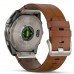Смарт-годинник Garmin fenix 8 51mm,AMOLED,Sapphire, Bare Ti, Blk/Chsnt Lthr (010-02905-40)