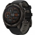 Смарт-годинник Garmin fenix 8 47mm,Saph Solar,CrbnGry Ti/Blk,Blk/PblGryBnd (010-02906-11)