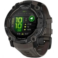 Смарт-годинник Garmin Instinct 3, 50mm, AMOLED, Black Bezel with Charcoal Band, GPS (010-03020-00)